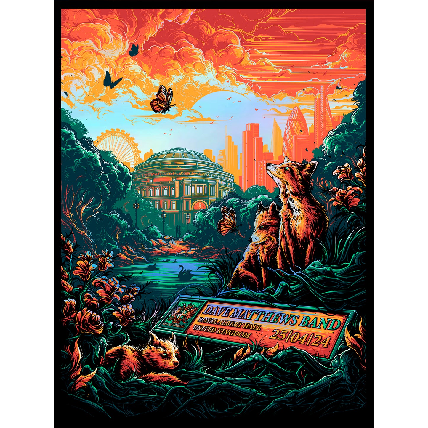 Dave Matthews Band - Royal Albert Hall - 2024 - Foil