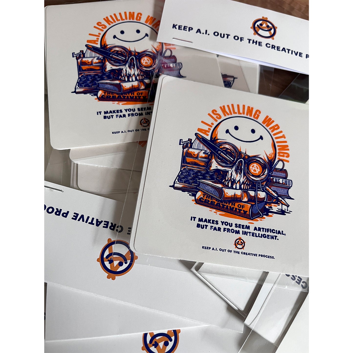 Fuck AI Sticker Pack