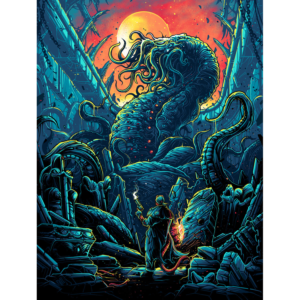 In The Absence Of Light Darkness Prevails In the absence of light, darkness prevails. - Regular – Prints of Thieves