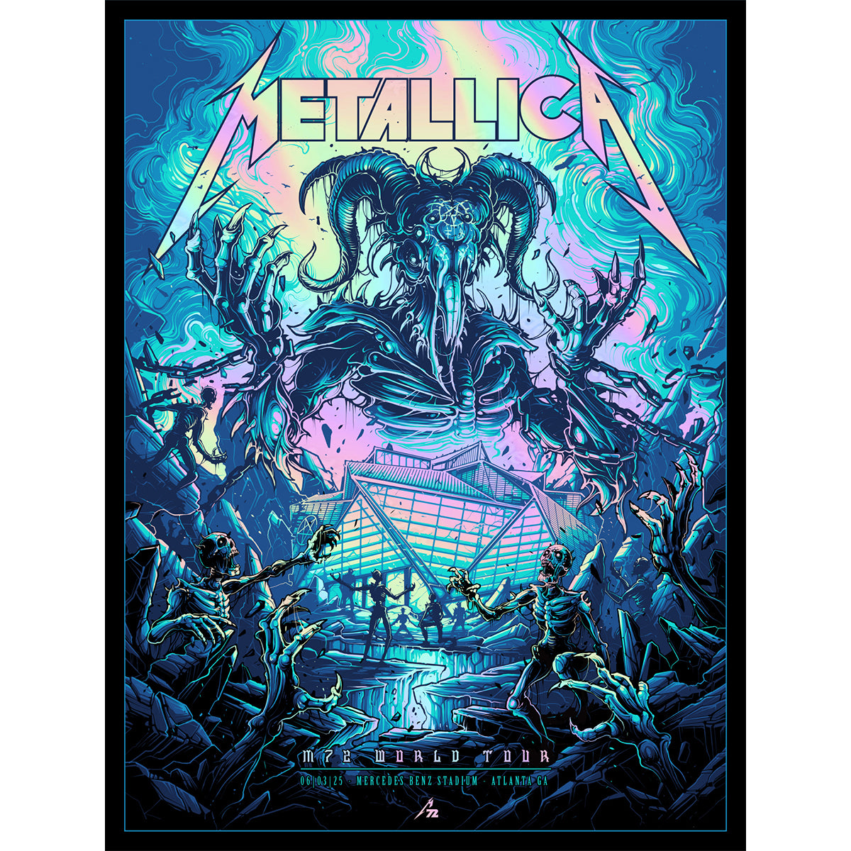 Metallica - Atlanta - Mercedes Benz Stadium - Foil