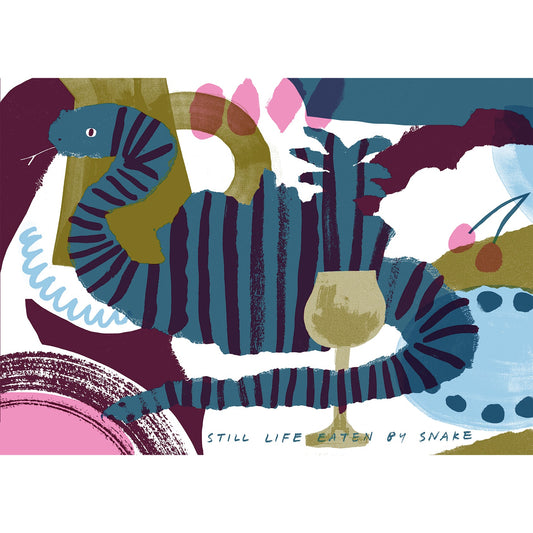 Still Life Eaten By Snake - Lucy Sherston