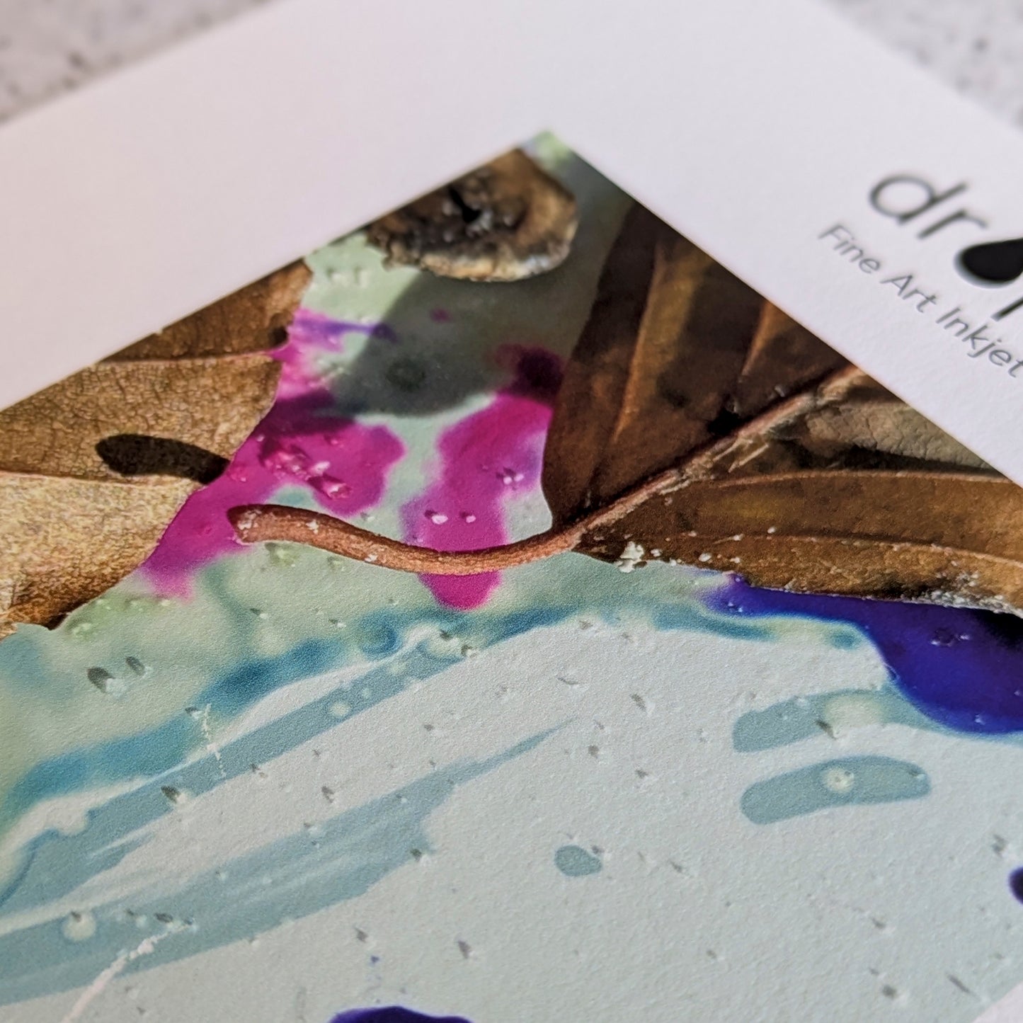 Droplet Smooth Cotton (Humber) Giclée