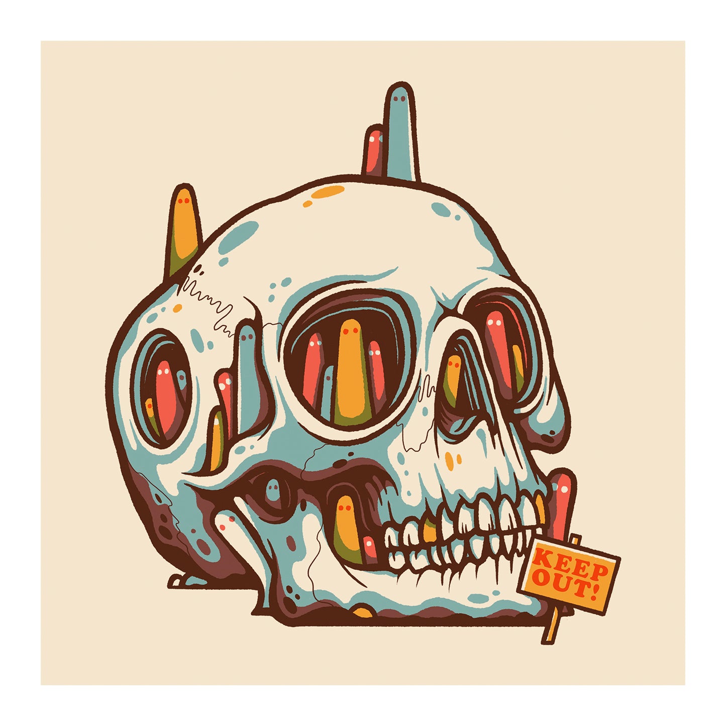 The Giant Haunted Skull