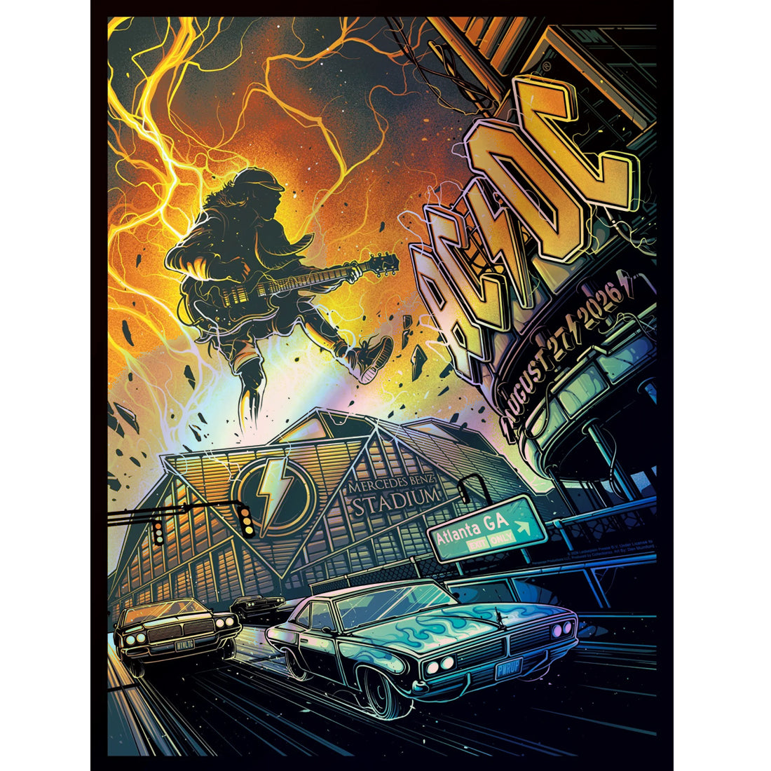 AC/DC - Atlanta GA - Foil