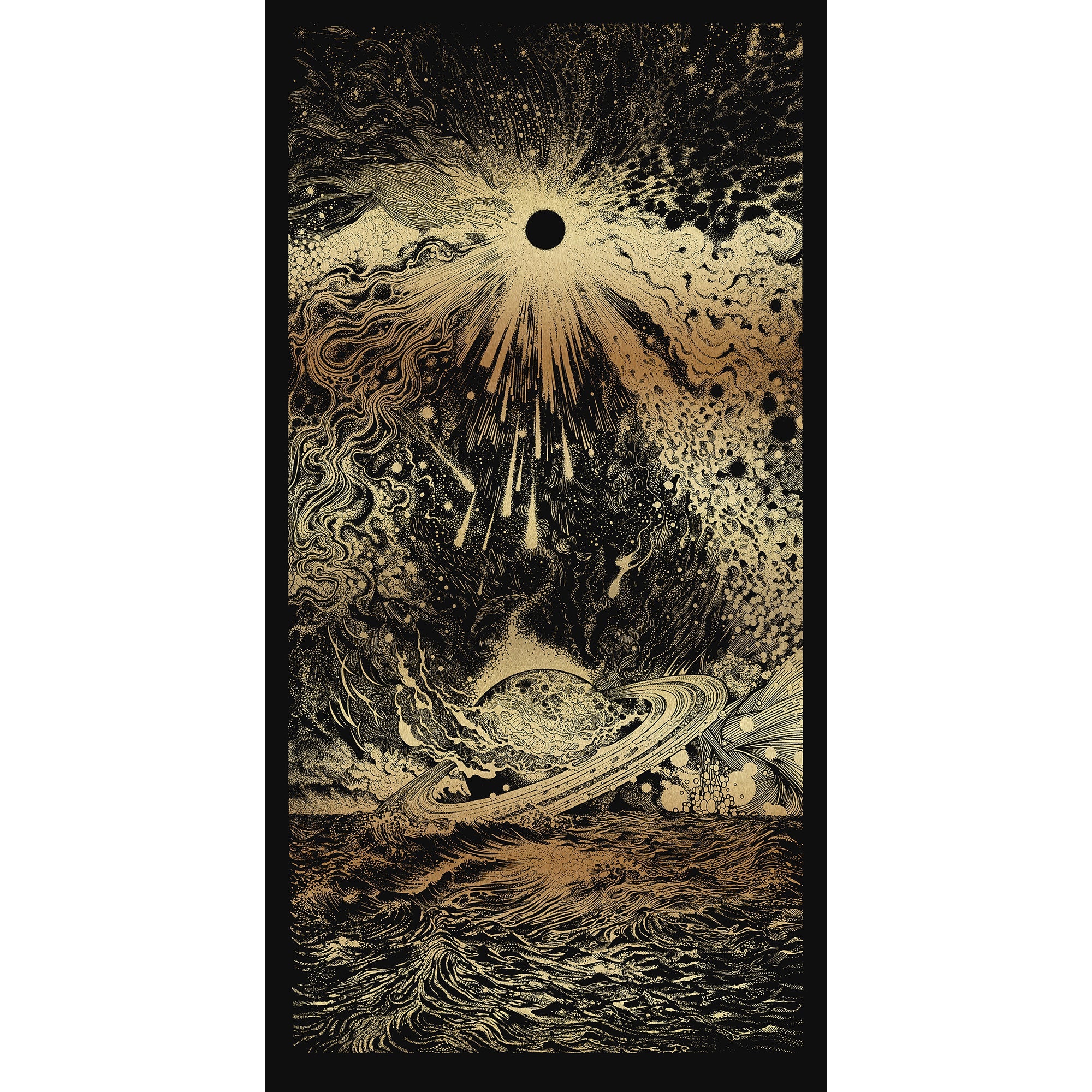 Heavy Pendulum - Gold Keyline Art Print – Prints of Thieves