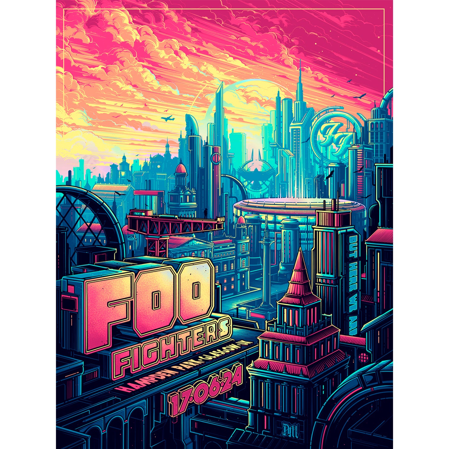Foo Fighters - Hampton Park - 2024 - Foil