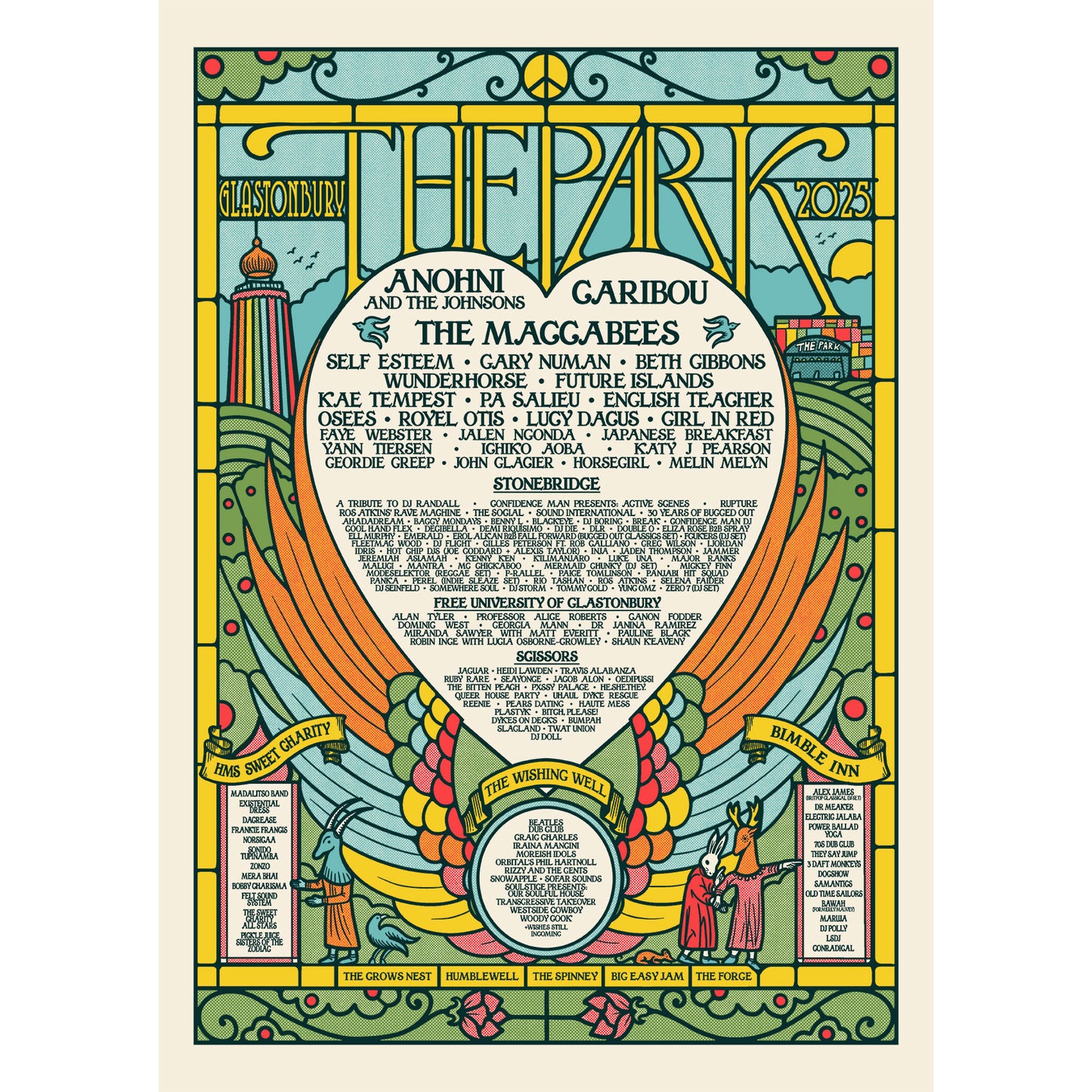 Glastonbury 2025 - Park Stage Screen Print