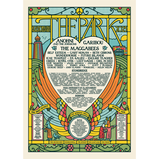 Glastonbury 2025 - Park Stage Screen Print