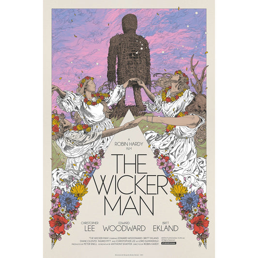 'The Wicker Man' Limited Edition Screen Printed Movie Poster